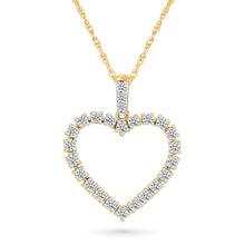 Vintage-Inspired Diamond Heart Pendant