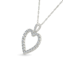 Vintage-Inspired Diamond Heart Pendant