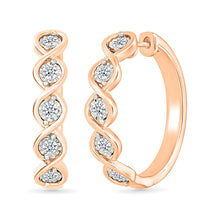 Shimmering Circle Hoop Earrings