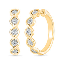 Shimmering Circle Hoop Earrings