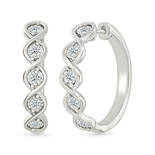 Shimmering Circle Hoop Earrings