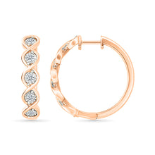 Shimmering Circle Hoop Earrings