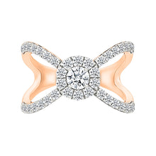 Crossover Diamond Ring