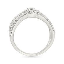 Crossover Diamond Ring