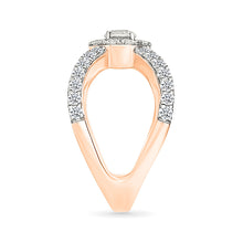 Crossover Diamond Ring