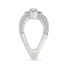 Crossover Diamond Ring