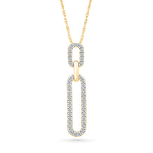 Dazzling Linked Diamond Pendant