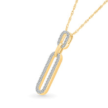 Dazzling Linked Diamond Pendant