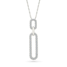 Dazzling Linked Diamond Pendant