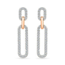 Dazzling Diamond Halo Earrings
