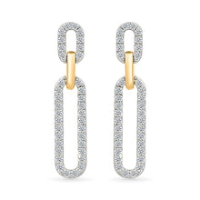 Dazzling Diamond Halo Earrings