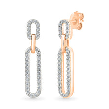 Dazzling Diamond Halo Earrings