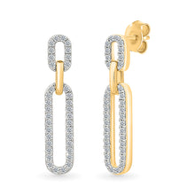 Dazzling Diamond Halo Earrings