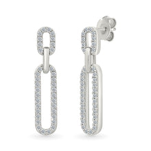 Dazzling Diamond Halo Earrings