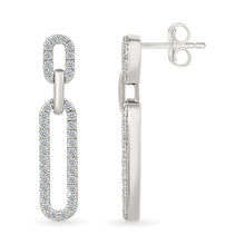 Dazzling Diamond Halo Earrings