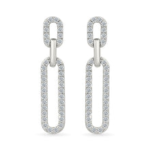 Dazzling Diamond Halo Earrings