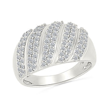 Swirling Brilliance Gold  & Diamond Ring