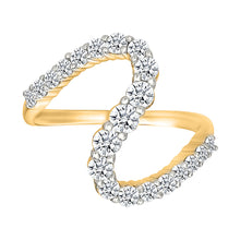 Diamond Wave Gold & Diamond Ring