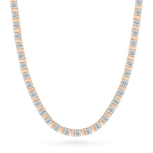 Shimmering Diamond Tennis Necklace
