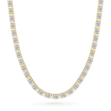 Shimmering Diamond Tennis Necklace