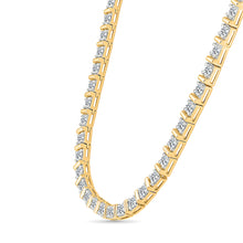 Shimmering Diamond Tennis Necklace