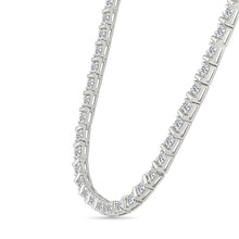 Shimmering Diamond Tennis Necklace
