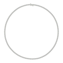 Shimmering Diamond Tennis Necklace