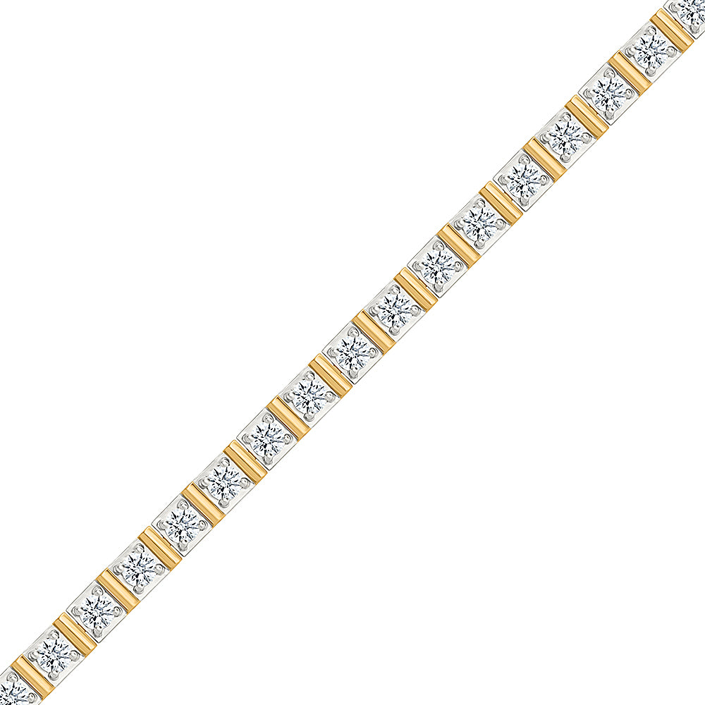 Sparkling Diamond Tennis Bracelet