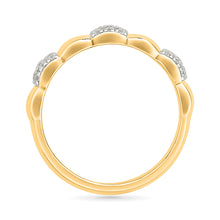 Cluster Diamond Band Ring