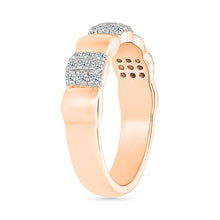 Cluster Diamond Band Ring