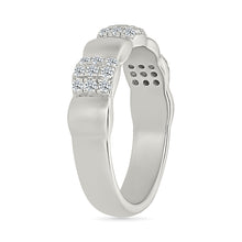 Cluster Diamond Band Ring