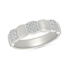 Cluster Diamond Band Ring