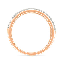 Modern Classic Gold  &  Diamond Ring