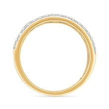 Modern Classic Gold  &  Diamond Ring