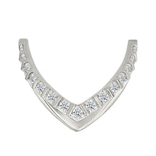 V-Shaped Gold &  Diamond Ring