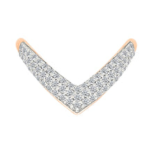 Chevron Diamond Ring