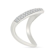Chevron Diamond Ring