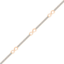 Infinity Linked Charm Bracelet