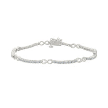 Infinity Linked Charm Bracelet