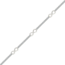 Infinity Linked Charm Bracelet