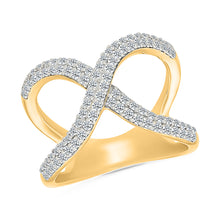Intertwined Diamond Ring