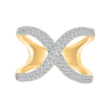 Intertwined Diamond Ring