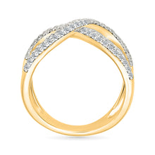 Intertwined Diamond Ring