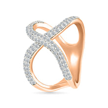 Intertwined Diamond Ring
