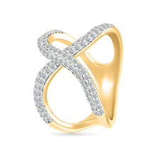 Intertwined Diamond Ring