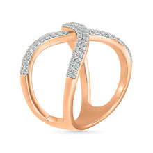 Intertwined Diamond Ring