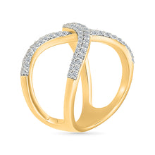 Intertwined Diamond Ring