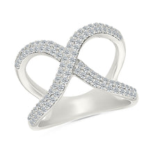Intertwined Diamond Ring