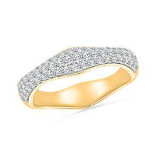 Whimsical  Waves Diamond Ring