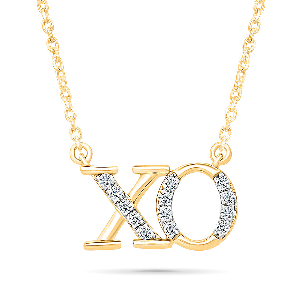 XO Diamond Necklace
